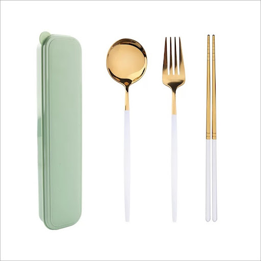 Title 3, Cutlery set includes knife, fork, spoon and box...