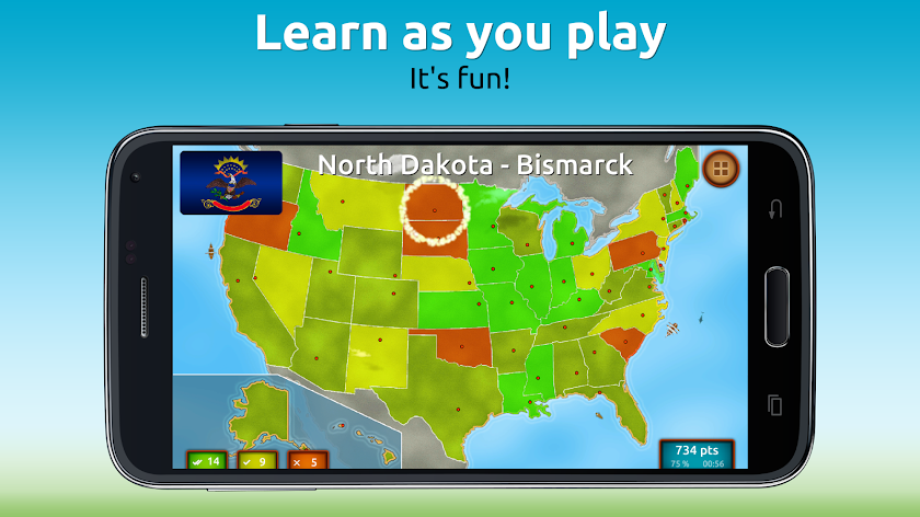 GeoExpert - USA Geography Screen 2