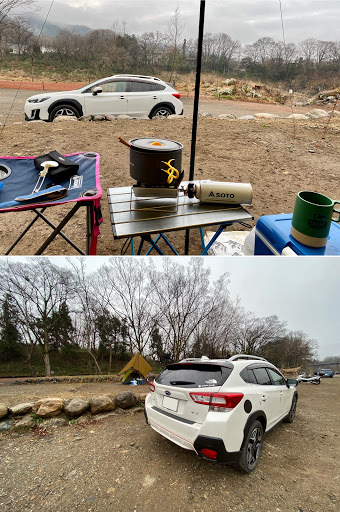 Xv Gt7のソロキャンプ 雨の日キャンプ 焚き火 メスティンデビューに関するカスタム メンテナンスの投稿画像 車のカスタム情報はcartune