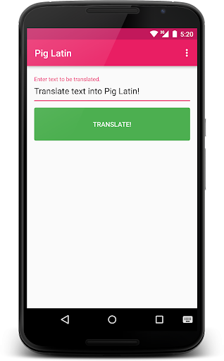 Pig Latin Translator