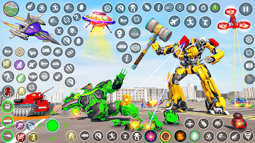 Screenshot Police Dragon Robot Car Games