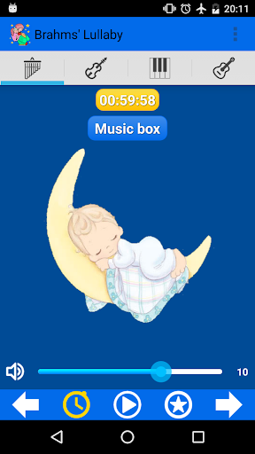 Screenshot Brahms' Lullaby for babies