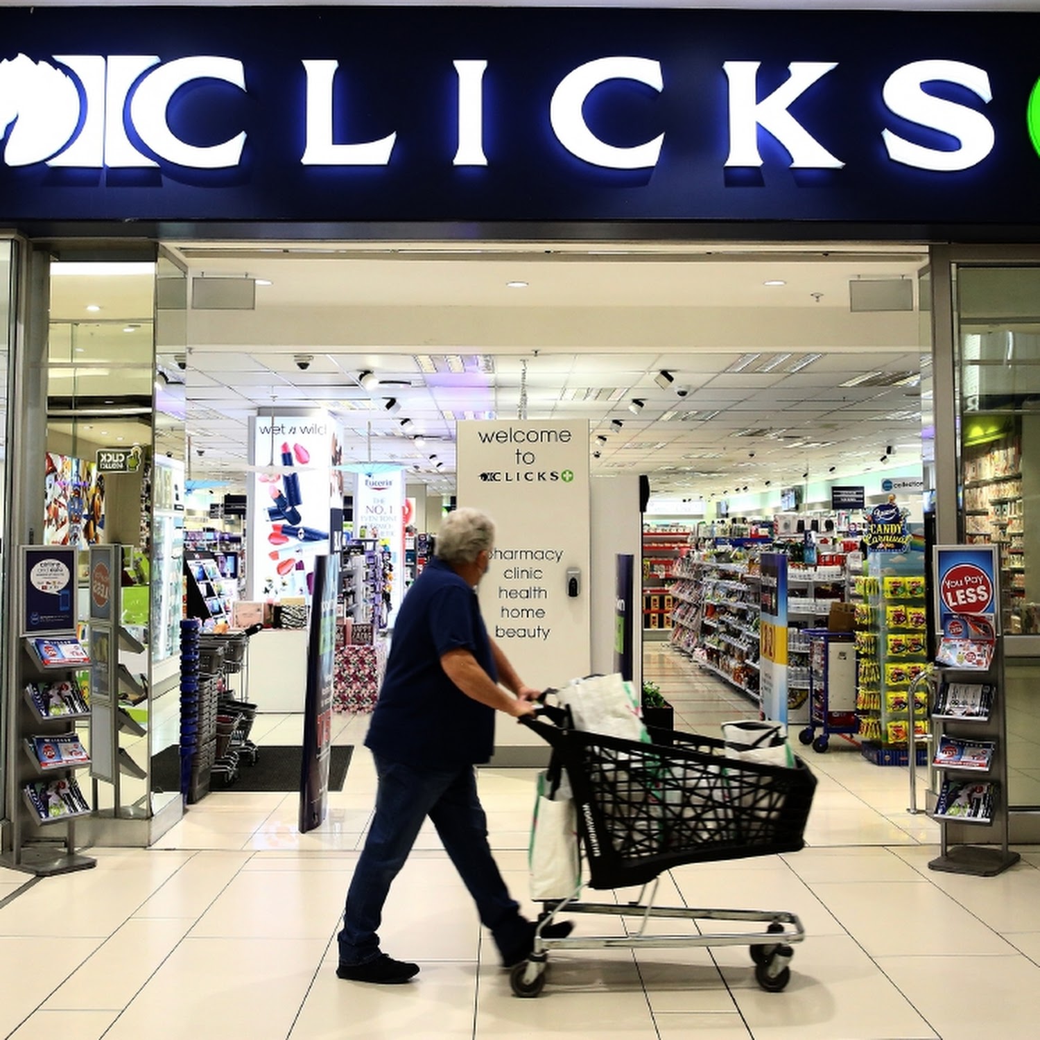 Clicks sales grow as consumers splash out on small luxuries