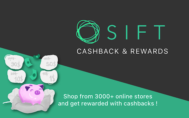 Sift Rewards and Cashback - Shop and Earn chrome extension