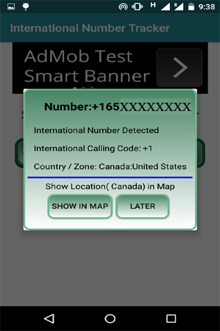 International Number Tracker