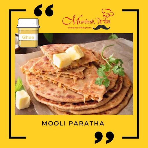 Mooli Paratha (tawa) Desi Ghee