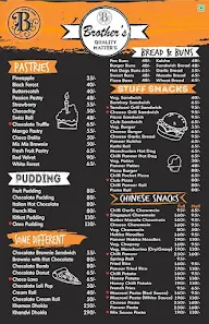 Brothers' Bakery menu 3