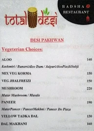 Badsha Restaurant menu 4