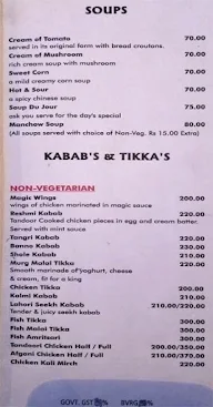 True Blue menu 1