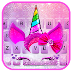 Cover Image of 下载 Glitter Pink Unicorn Theme 1.1.1 APK