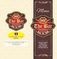 Dee - The Bar menu 1