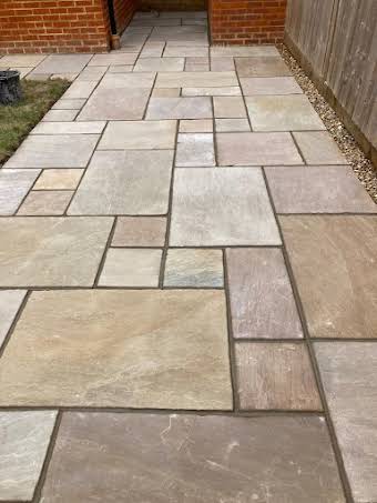 Indian sandstone patio album cover