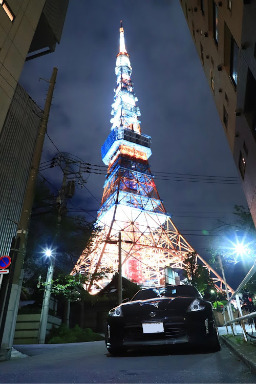 フェアレディZの東京タワーとコラボ・フェアレディZ・夜景撮影・深夜徘徊（笑）に関するカスタム事例の投稿画像1枚目