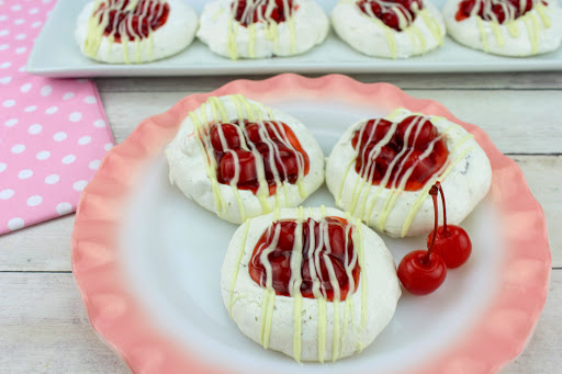 A plate of Tutti Fruity Meringue Bowls.