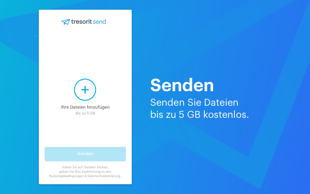 Tresorit Send chrome extension