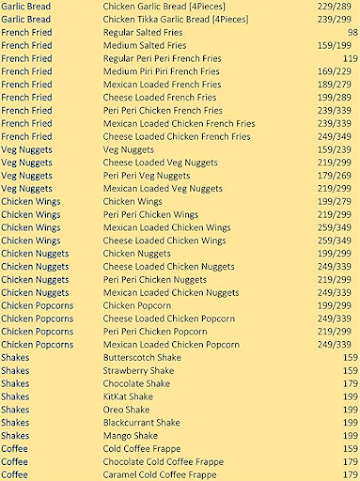 Breakfast 24 menu 