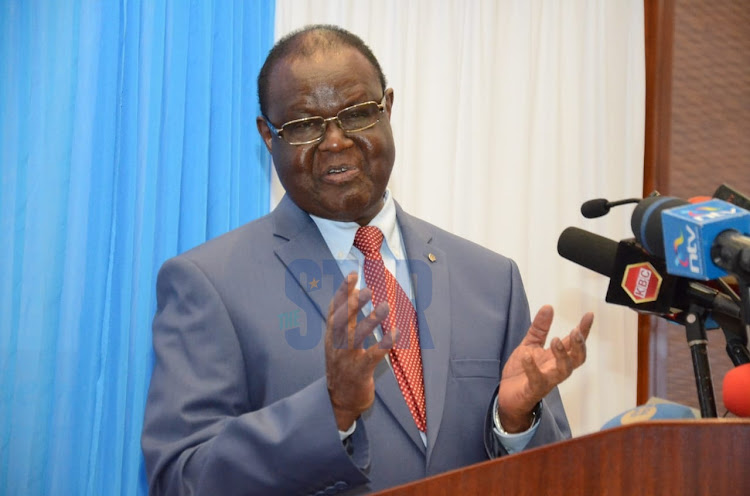 Meru Governor Kiraitu Murungi during the launch of his book dubbed Beyond Politics at Serena Hotel, Nairobi on July 12th 2021./DOUGLAS OKIDDY