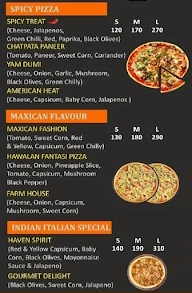 The Pizza Choice menu 2