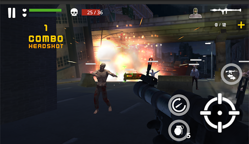 Dead Zombie Battle (Green Blood Version)  APK MOD screenshots 4
