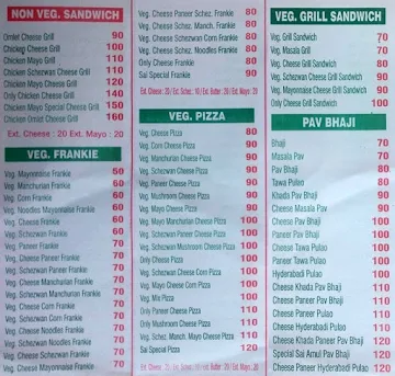 Sai Fast Food menu 