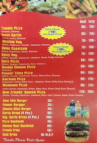 New Friends Pizza menu 3