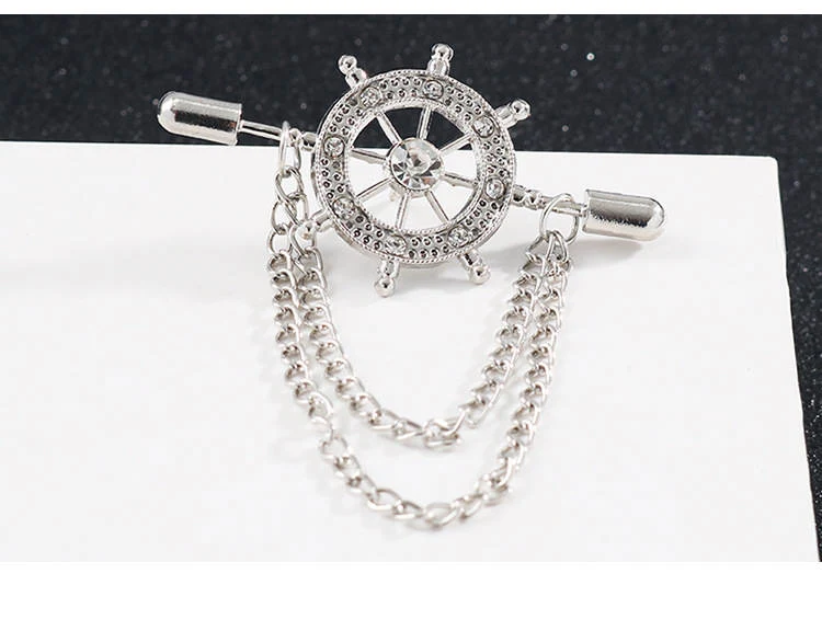 Fashion retro wilde eenvoudige persoonlijkheid legering kruis broche, de perfecte accessoire om je outfit compleet te maken met een unieke stijl.