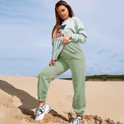 Title 4, Womens Elastic Waistband Letter Print Sweatpan...
