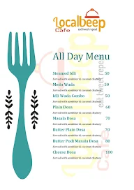 Local Beep Cafe menu 7