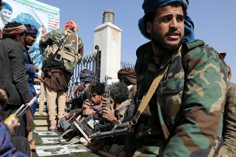 Armed Houthi followers. Picture: REUTERS/KHALED ABDULLAH