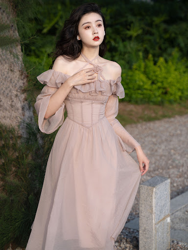 Title 4, Temperament Ruffle Edge Tea Break Dress – Effor...