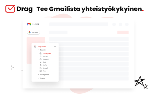 DragApp: Jaettu Postilaatikko Gmailissa