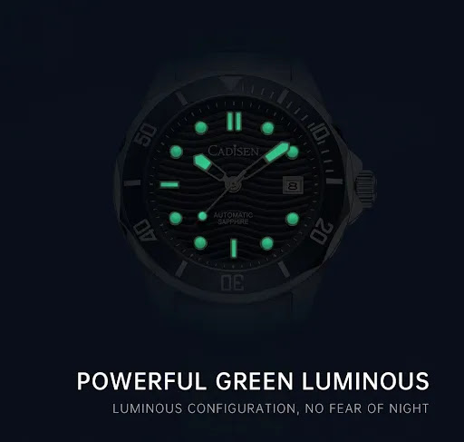 Title 3, Fashion Luminous Mens Mechanical Movement Wate...