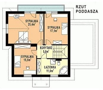 WB-3966 - Rzut poddasza