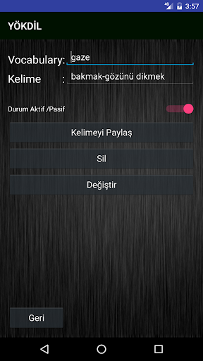 YÖKDİL Kelime Ezberle