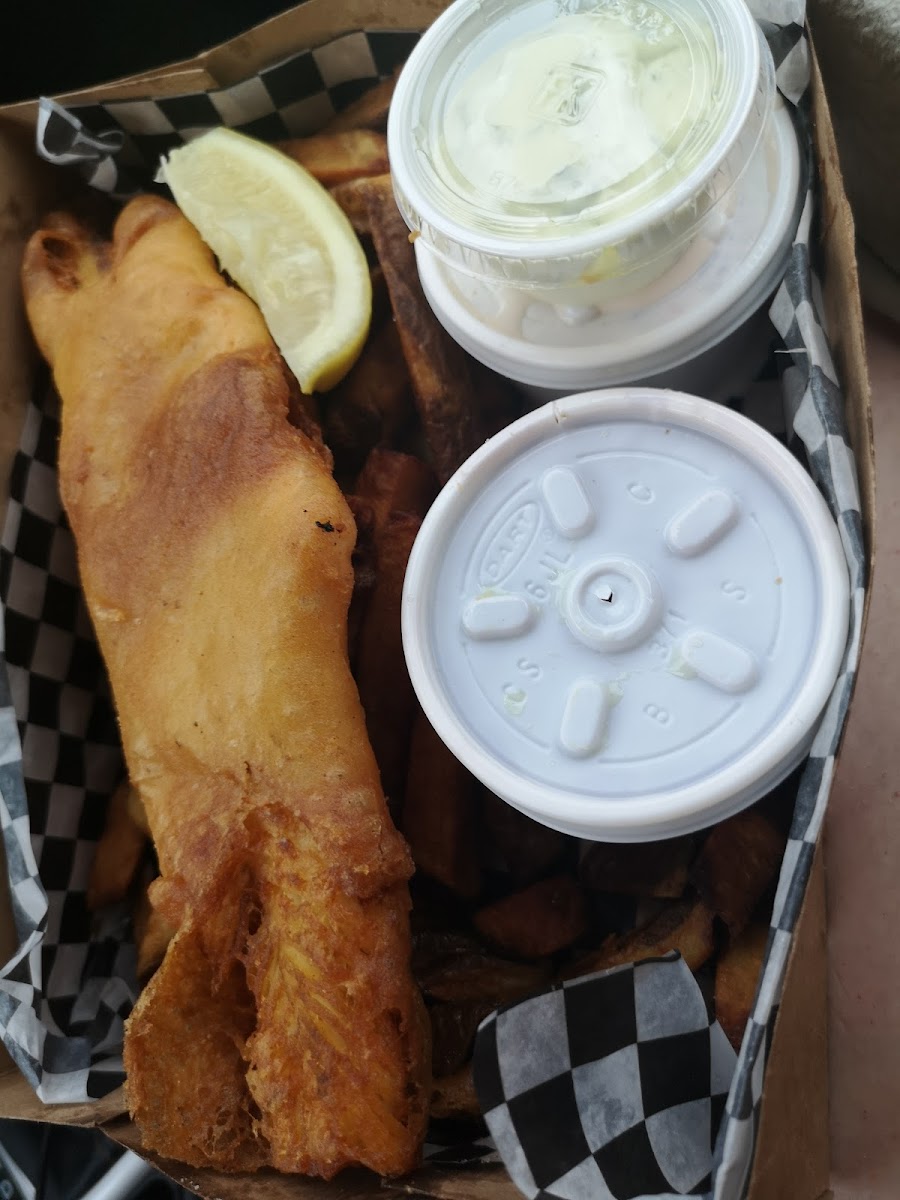 Gluten-Free Fish & Chips at Reel Em In Fish And Chips