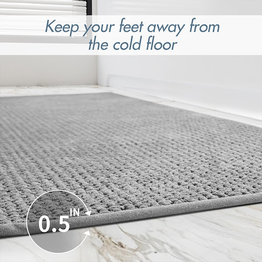 Title 6, Cross-border striped bathroom mat, non-slip and...