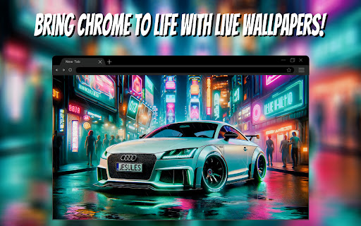 Audi TT Cyberpunk Live Wallpaper New Tab