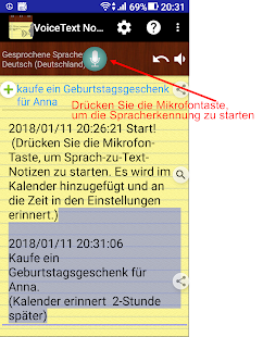 Sprach Notizblock (Keine Werbung) Screenshot