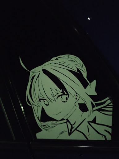 インプレッサ ハッチバック のステッカー ステッカー自作 手切りステッカー アニメステッカー Fateに関するカスタム メンテナンスの投稿画像 車のカスタム情報はcartune
