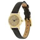 Titan Nebula Filigree Quartz Analog 18 Karat Solid Gold Watch For Women