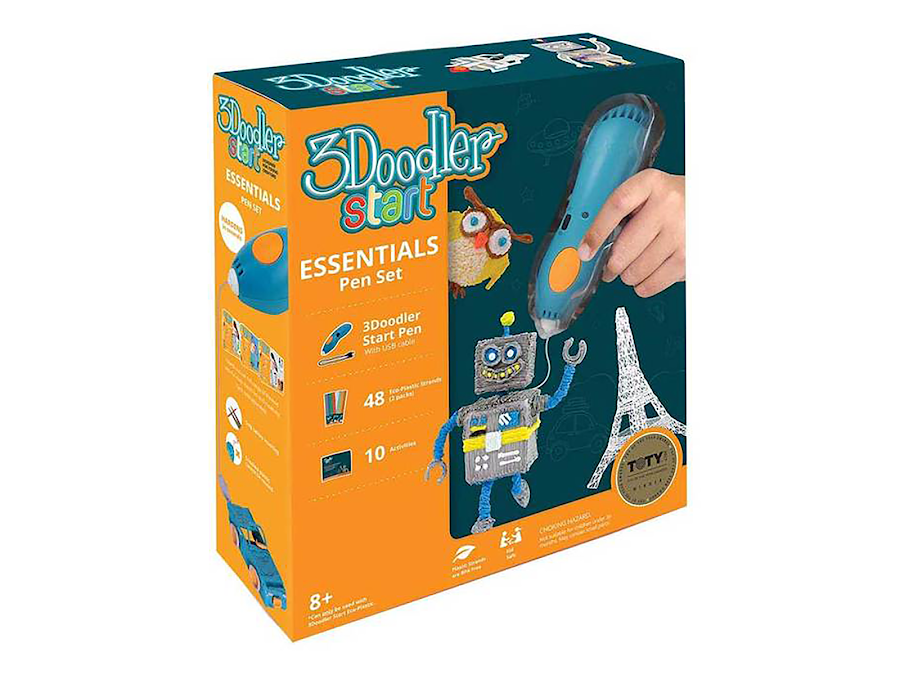 3Doodler Start+ Essentials 3D Printing Pen Set - Cool-touch, Child