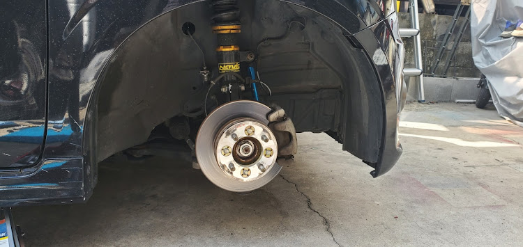 アルト ターボRSのビックローター・BLITZ BIG CALIPER KIT Ⅱ・アクレ 800c・アクレブレーキ・ミシュランワイパーに関するカスタム事例の投稿画像6枚目