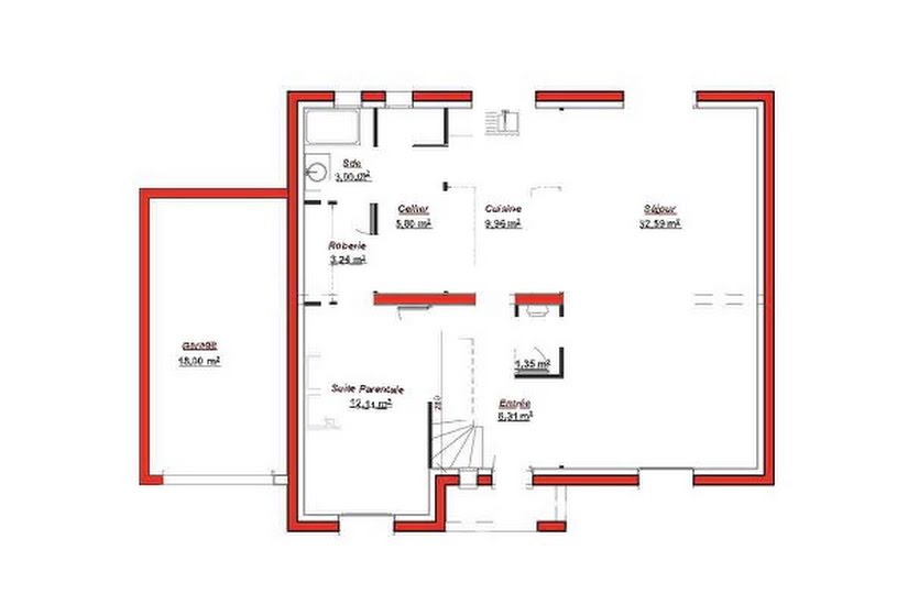  Vente Terrain + Maison - Terrain : 420m² - Maison : 130m² à Verneuil-sur-Seine (78480) 