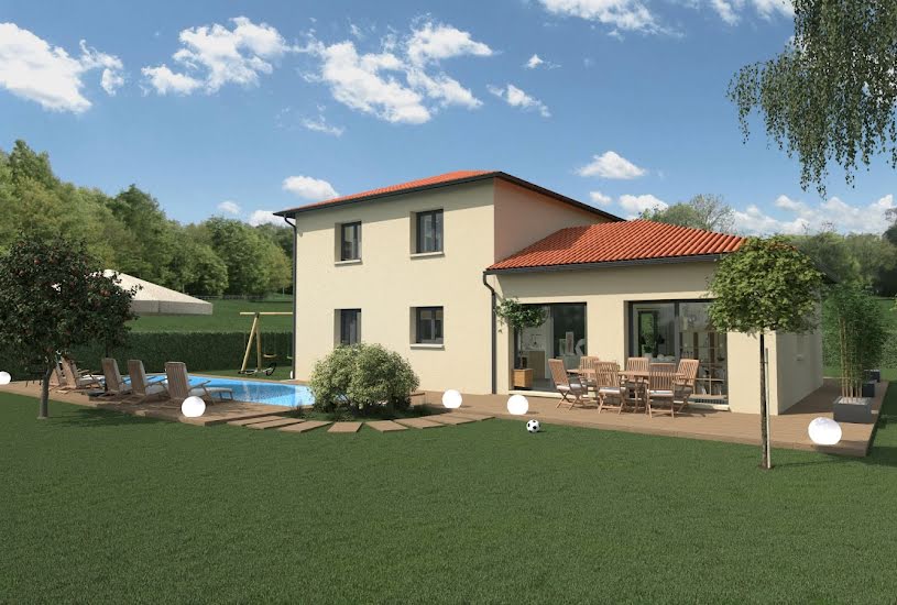  Vente Terrain + Maison - Terrain : 420m² - Maison : 130m² à Lozanne (69380) 