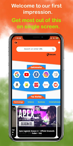 Bit Browser- Free  Fast, News App, Surfing only,