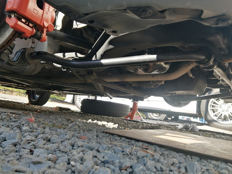 コペンのスタビライザーブッシュ交換・ロアアーム交換・雨漏り修理・冬は整備に関するカスタム事例の投稿画像6枚目