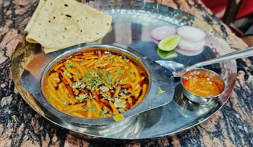 Sev Bhaji Thali