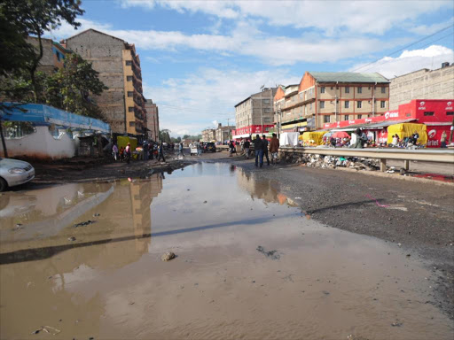 Potholed and waterlogged roads in Eastleigh, Nairobi / JOSEPH NDUNDA