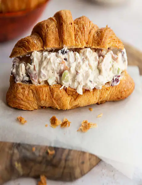 Scrambled Chicken Croissant