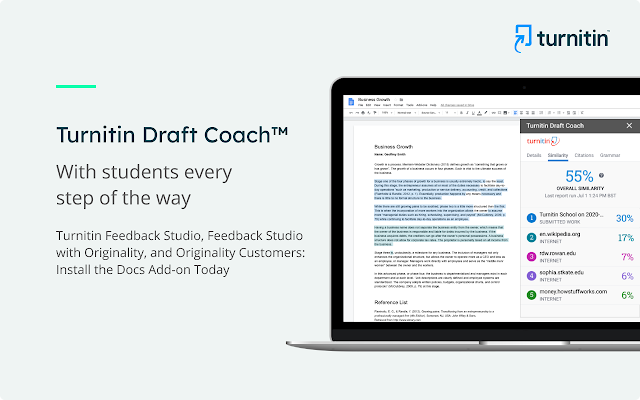 Turnitin Draft Coach™ screenshot 1